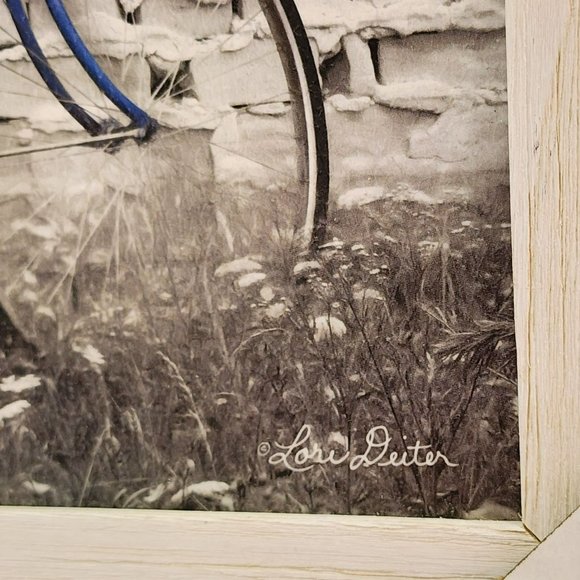 Flower Shop Bicycle Printed Framed Wall Art - Picture 5 of 15